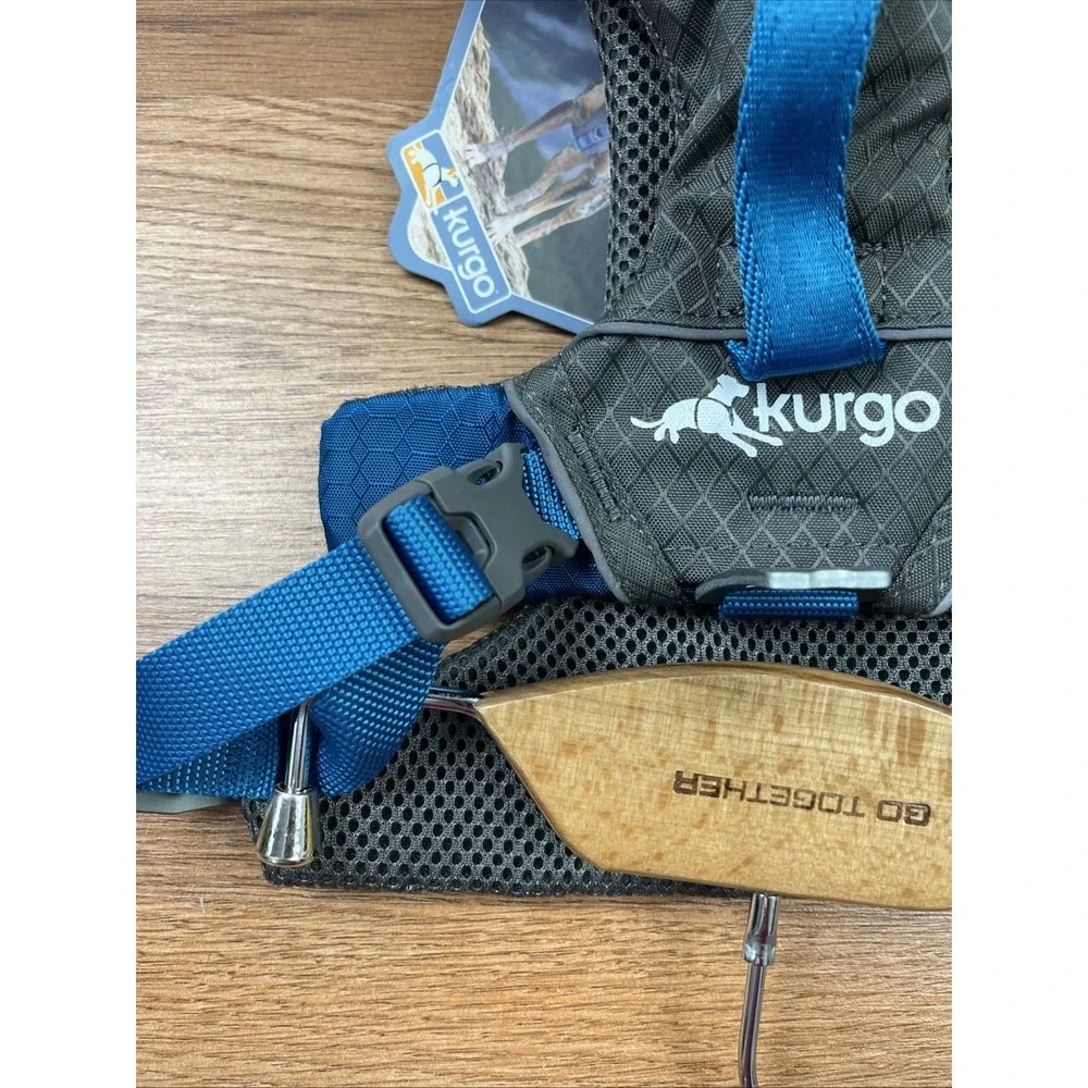 Kurgo‎ Journey Air Dog Harness Blue/Grey Size Medium NEW with Tags & Hanger